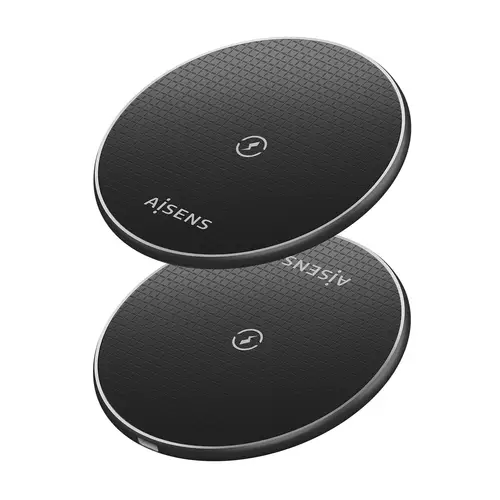 Cargador Inalambrico USB-C 15W Para Movil, Negro - Imagen 3