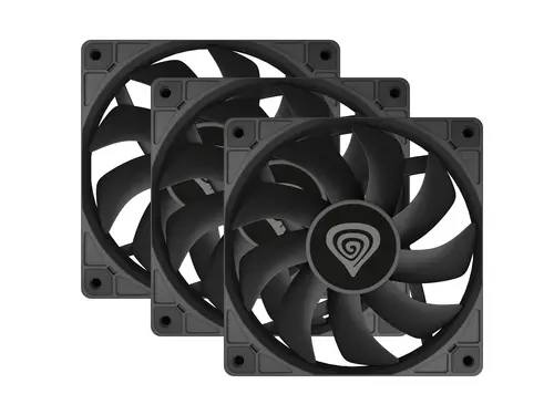 Oxal 120 Carcasa del ordenador Ventilador 12 cm Negro 3 pieza(s) - Imagen 3