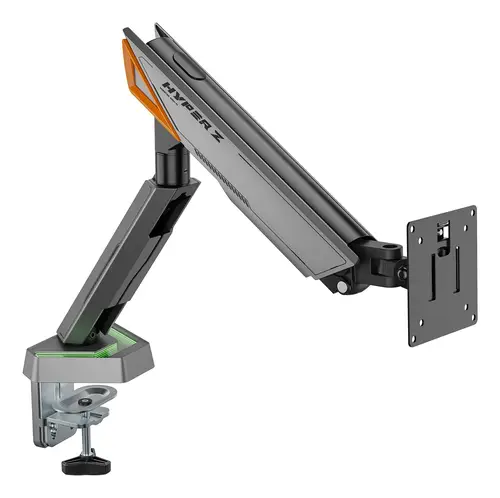 DT49TSRRGB-347 soporte para monitor 124,5 cm (49") Escritorio Negro, Gris - Imagen 3