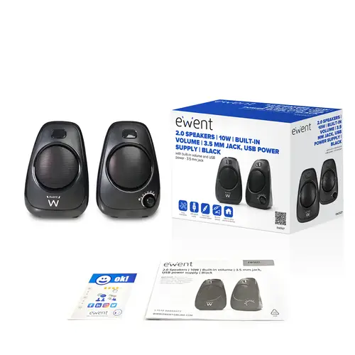 EW3527 altavoz Negro Alámbrico 6 W - Imagen 2