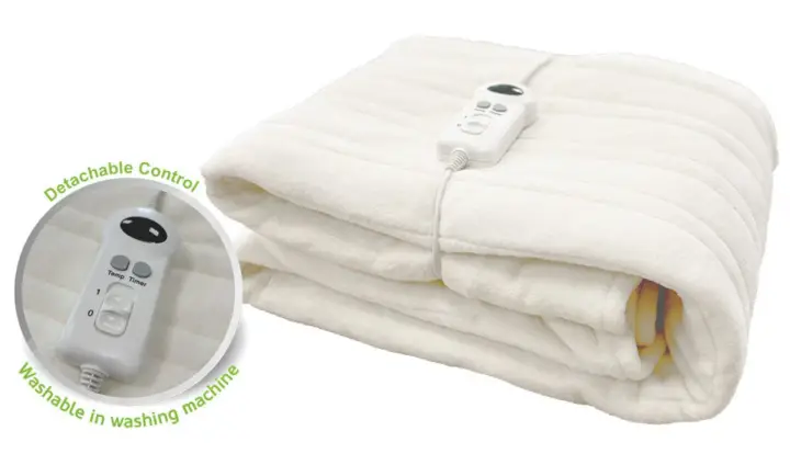 EB-180.002A manta eléctrica y almohadilla 120 W Blanco Vellón