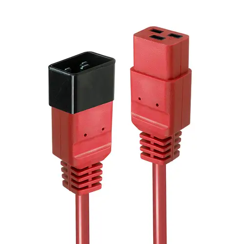 30123 cable de transmisión Rojo 1 m C19 acoplador C20 acoplador - Imagen 1