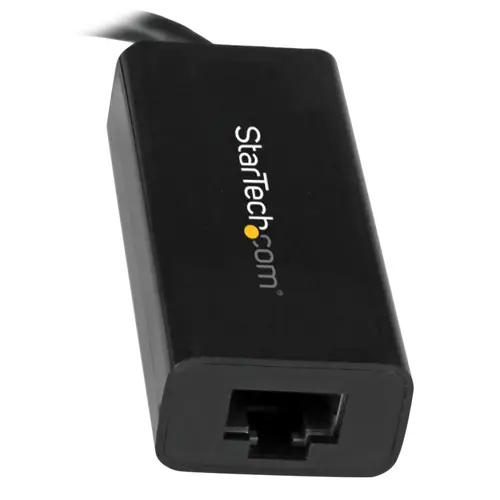 Adaptador de Red Ethernet Gigabit USB-C - Adaptador externo USB 3.0 a RJ45 - USB Tipo C a Ethernet - Negro - Imagen 3