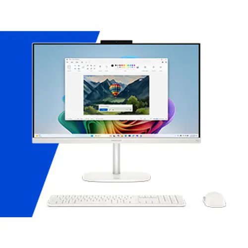 OmniStudio All-in-One Desktop Next Gen AI 24-cy0005ns PC Copilot+ PC Intel Core Ultra 5 322 60,5 cm (23.8") 1920 x 1080 Pixeles 16 GB DDR5-SDRAM 512 GB SSD Windows 11 Home Wi-Fi 7 (802.11be) Blanco - Imagen 4