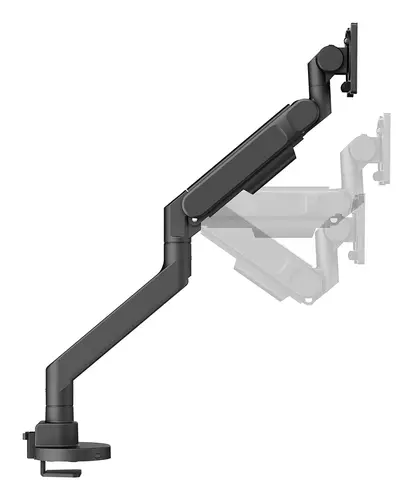 Soporte de mesa pro contrapeso giratorio e inclinable para monitor/TV 27kg (3 pivotes, 1 brazo) de 24-57, Negro - Imagen 3