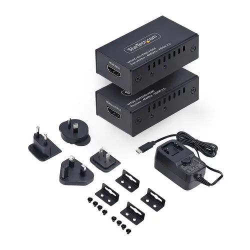 4K50IC-EXTEND-HDMI extensor audio/video Transmisor y receptor de señales AV Negro - Imagen 8