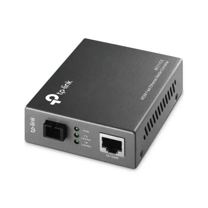 MC111CS convertidor de medio 1000 Mbit/s 1550 nm Monomodo Negro