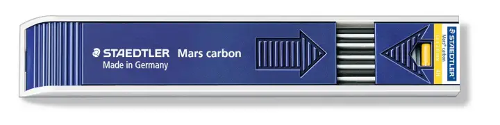 Mars Carbon 200 mina de repuesto 4H Azul - Imagen 1