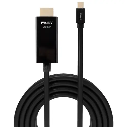 36926 adaptador de cable de vídeo 1 m HDMI tipo A (Estándar) Mini DisplayPort Negro - Imagen 2