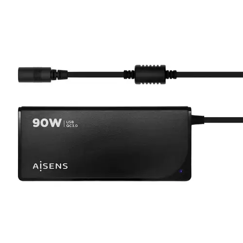 ASLC-90WAUTO-BK adaptador e inversor de corriente Interior 90 W Negro - Imagen 1