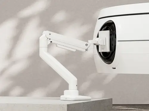 Soporte de escritorio para monitor de 17«-49», blanco - Imagen 10