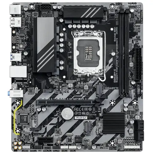 B860M E Placa Base - Procesadores Intel Core Ultra Series, VRM de 4+1+2 fases, hasta 8800MHz DDR5 (O.C), 2xPCIe 4.0 M.2, LAN 1GbE, USB 3.2 Gen 1 - Imagen 2