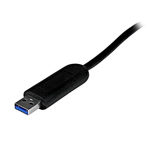 Adaptador Concentrador Hub Ladrón USB 3.0 (5Gbps) Super Speed Portátil de 4 Puertos Salidas - Negro - Imagen 3