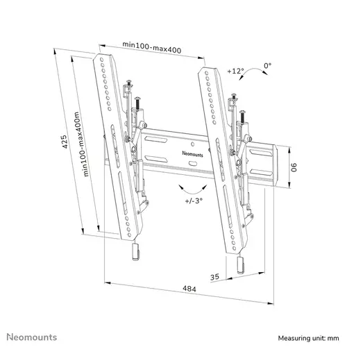 WL35S-850BL14 Soporte de pared para TV 32-75" - inclinable - bloqueable - instalación rápida - Imagen 20