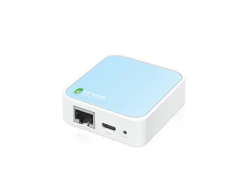 TL-WR802N router inalámbrico Ethernet rápido Banda única (2,4 GHz) Azul, Blanco - Imagen 3