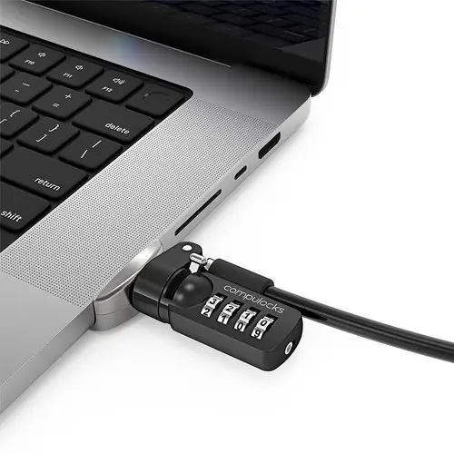MBPR16LDG02CL cable antirrobo Negro, Plata - Imagen 1