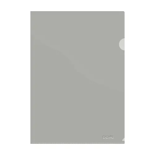 DOSSIER ANG.RECT.DOHE PP 180µ A4 GRIS