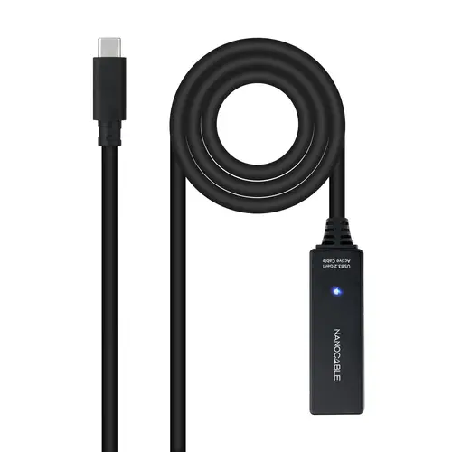 10.01.1311 cable USB USB 3.2 Gen 1 (3.1 Gen 1) 5 m USB C Negro - Imagen 1