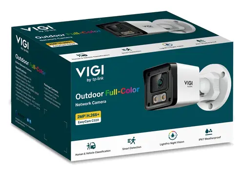 VIGI EasyCam C320 Bala (forma) Cámara de seguridad IP Exterior 1920 x 1080 Pixeles Techo/Pared/Poste - Imagen 3