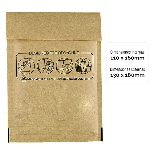 Bolsa Burbujas Acolchado Bankers Box Nº 11 (110x160) Pack 10 Uds - Imagen 2