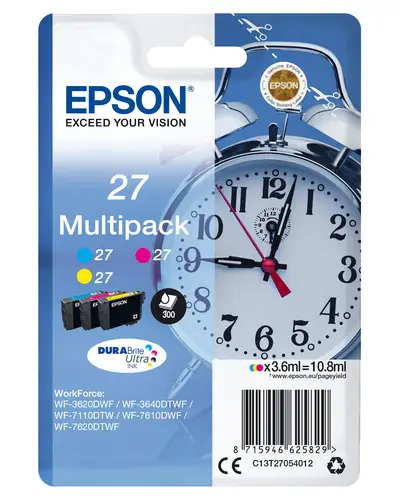 Alarm clock Multipack 3-colour 27 DURABrite Ultra Ink - Imagen 1