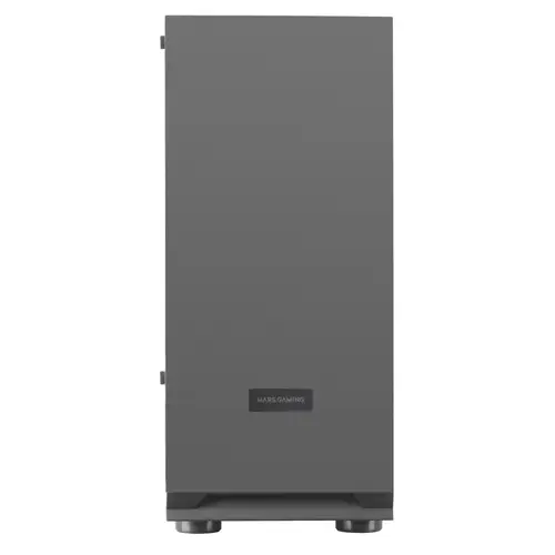 MCN2, Caja PC Gaming ATX, Ventana Lateral Completa, Rejilla Delantera, Diseño Cámara Dual, Ventilador Trasero 12cm, Negro - Imagen 2