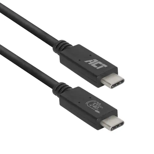 AC7431 cable USB USB4 Gen 2x2 1 m USB C 20 Gbit/s 240 W Negro - Imagen 1