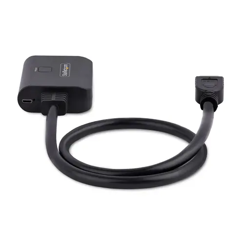 Divisor HDMI de 2 Puertos - Multiplicador HDMI 2.0 de 2 Puertos 4K60 - Splitter HDMI 2 Puertos de Entrada 1 de Salida - HDR/HDCP con Cable HDMI Incorporado de 50cm - Imagen 4