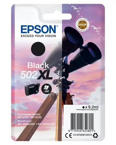 Singlepack Black 502XL Ink - Imagen 1
