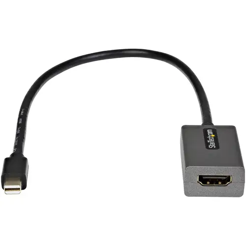 Adaptador Mini DisplayPort a HDMI - 1080p - Monitor/pantalla mDP 1.2 a HDMI - Dongle Convertidor Mini DP a HDMI - Cable de 30cm - Versión Mejorada de MDP2HDMI - Imagen 2