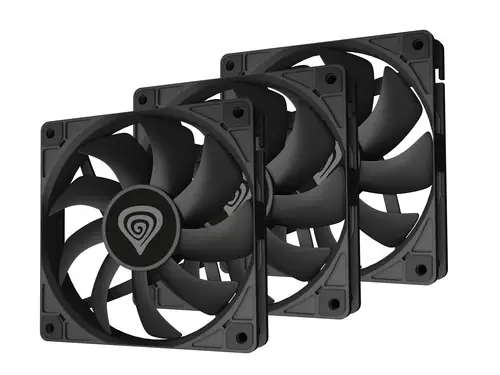 Oxal 120 Carcasa del ordenador Ventilador 12 cm Negro 3 pieza(s) - Imagen 2