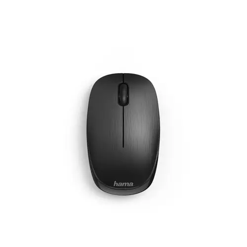 Hama | Ratón MW-110 Negro (Ratón óptico inalámbrico y compacto con nano receptor, para diestros y zurdos), color negro. - Imagen 2