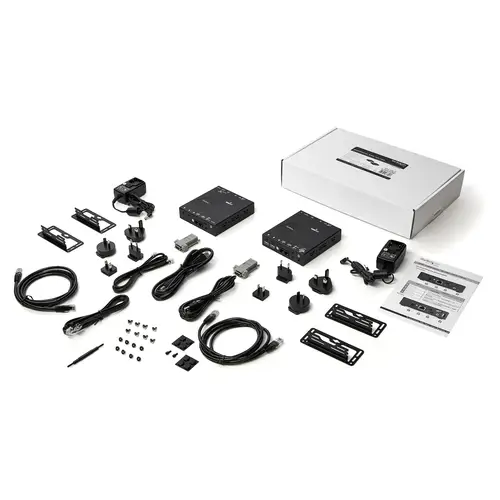 Extensor KVM HDMI KVM por IP - HDMI 4K 30Hz y USB 2.0 por IP, LAN o Ethernet CAT5e/CAT6 (100m/330ft) - Kit Extensor para Transmisor/Receptor/Conmutador/Switch KVM Remoto - Imagen 5