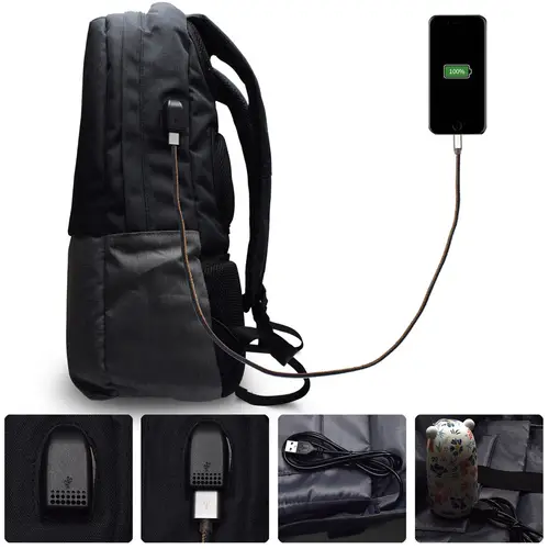 EW2529 maletines para portátil 43,9 cm (17.3") Mochila Negro - Imagen 2