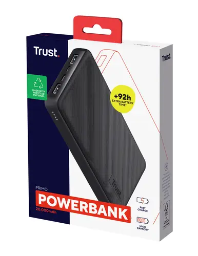 Primo Ión de litio 20000 mAh Negro - Imagen 6