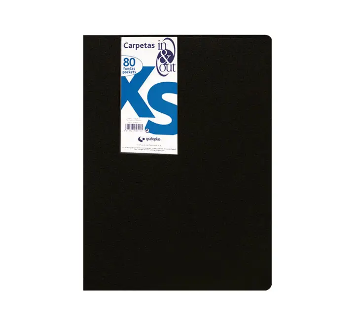 CARPETA 80FUND. GRAFOPLAS IN&OUT XS 39458010 NEGRO