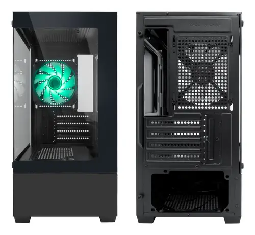 GAMING CAJA MATX GM200 VISION LITE NEGRA USB-C 3.2 GEN1 SIN FTE + 1 VENT. ARGB - Imagen 4