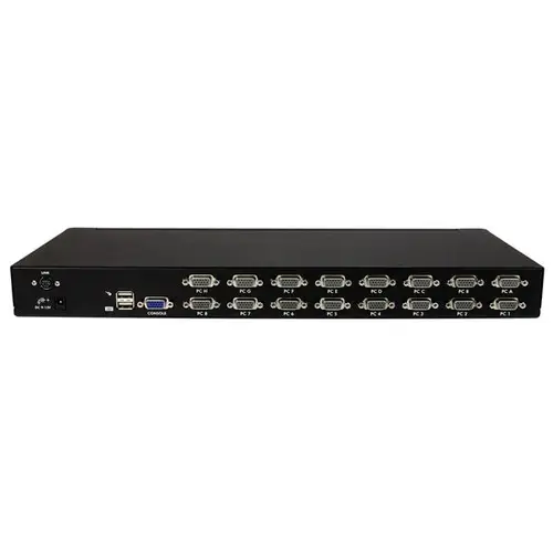 Conmutador Switch KVM 1U OSD y Cables 16 puertos USB A Vídeo VGA HD15 - Imagen 3