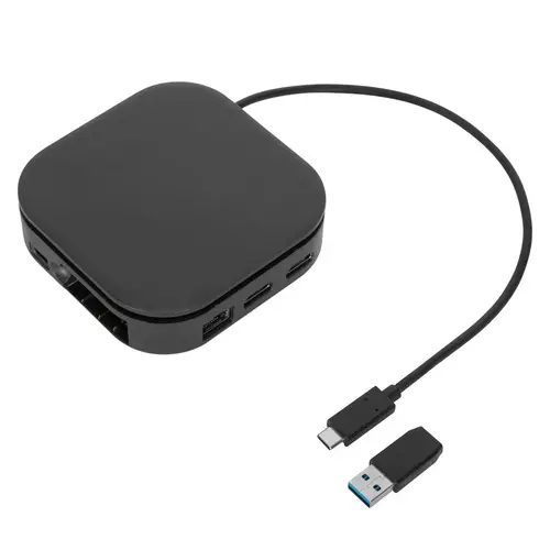 DOCK116GLZ base para portátil y replicador de puertos Alámbrico USB 3.2 Gen 2 (3.1 Gen 2) Type-C Negro - Imagen 2