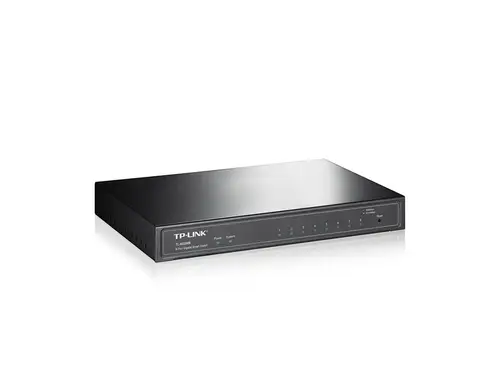JetStream TL-SG2008 switch Gestionado L2/L2+ Gigabit Ethernet (10/100/1000) Negro - Imagen 2