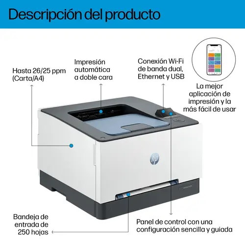 Impresora Color LaserJet Pro 3202dw - Imagen 4