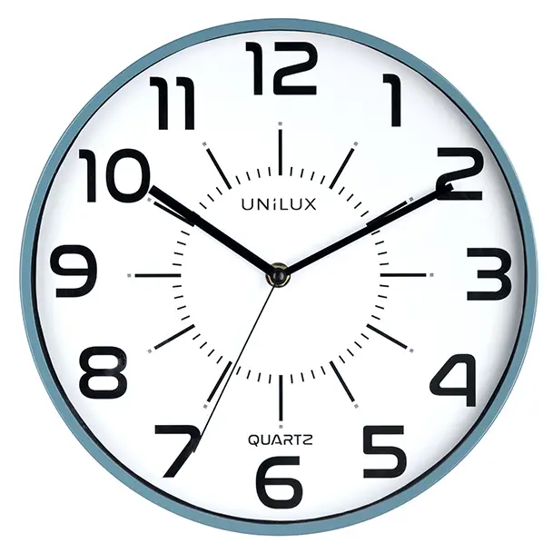 POP Pared Quartz clock Alrededor Azul