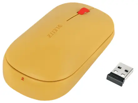 Cosy ratón Ambidextro Oficina RF Wireless + Bluetooth 4000 DPI