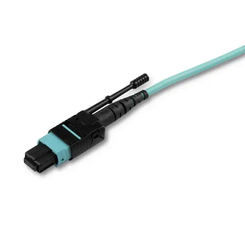 Cable de 1m de Fibra Óptica Dúplex Multimodo MTP(F)/PC a 4x LC/PC Multiconector OM3 - OFNP - Tipo A 8F - 50/125µm LOMMF - Redes de 40G - Baja Pérdida de Inserción -MPO - Imagen 3