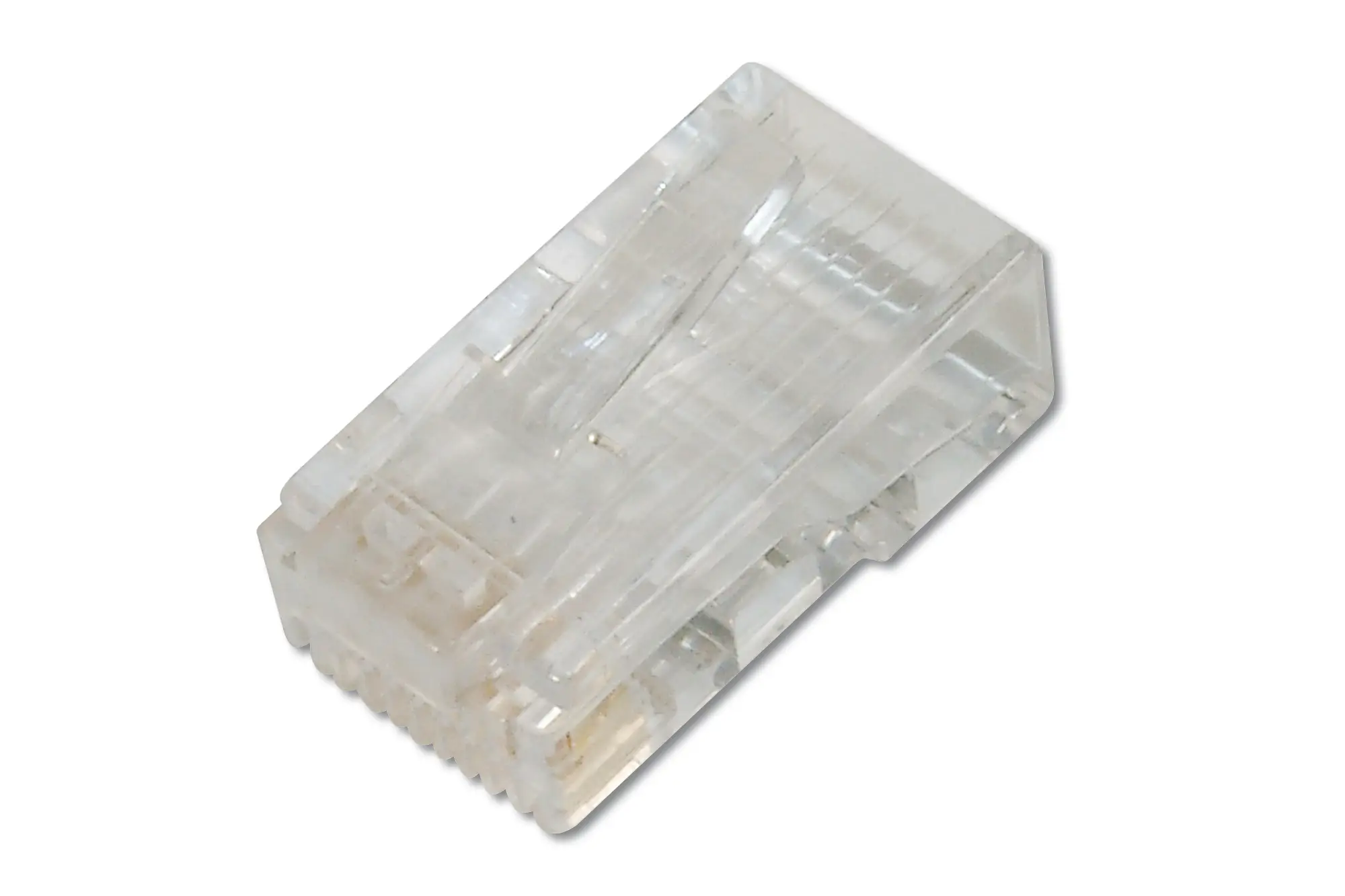 Conector modular CAT 6 para cable redondo, sin apantallar, Conector de paso