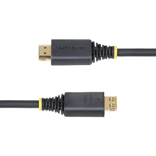 Cable HDMI de Alta Velocidad de 1m - Conectores de Agarre - 4K60Hz/1440p 144Hz - HDR10/HDCP 2.2/ARC - UHD - 18Gbps - Cable HDMI para Monitor o Proyector - Recubrimiento de TPE - Imagen 4