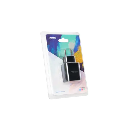 Cargador de Pared USB-C PD20W, Negro - Imagen 2