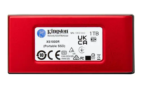 1TB SSD externo XS1000 USB 3.2 Gen 2, Rojo - Imagen 2