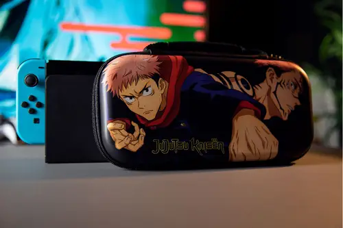 82441120432 funda para consola portátil Nintendo Cloruro de polivinilo (PVC) Negro, Marrón - Imagen 5