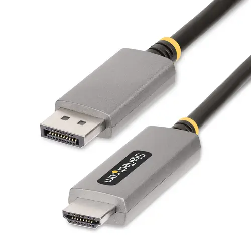 Cable Adaptador de 2m DisplayPort a HDMI - 8K 60Hz - 4K 144Hz - HDR10 - Conversor de Vídeo Activo DP 1.4 a HDMI 2.1 - Convertidor DisplayPort a HDMI - Imagen 1